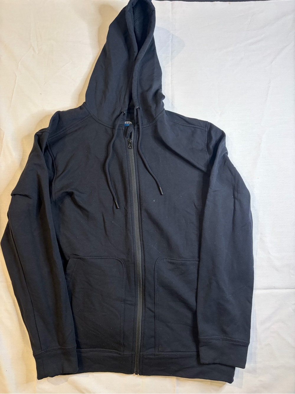 Mondetta Black Hoodie with Blue Accent